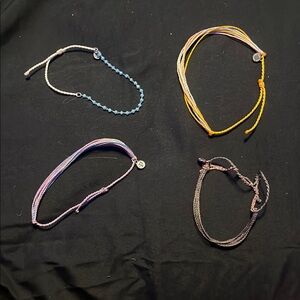 Colorful String Bracelets Set